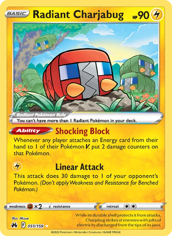 051 Radiant Charjabug – Crown Zenith