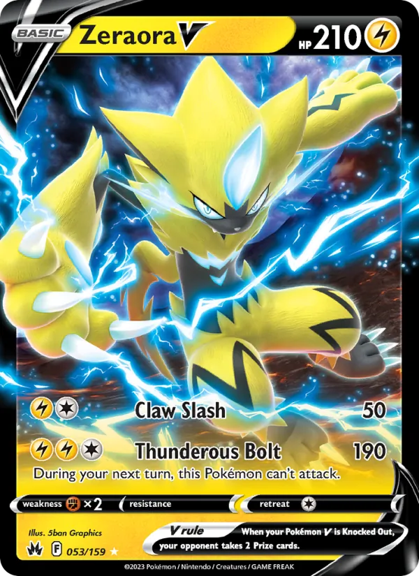 053 Zeraora V – Crown Zenith