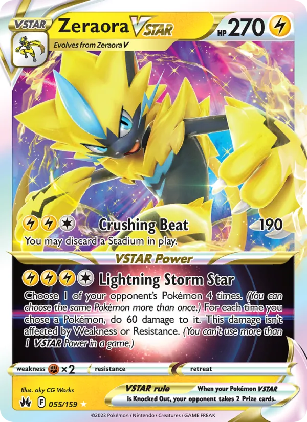 055 Zeraora VSTAR – Crown Zenith