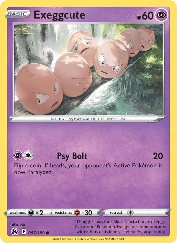 057 Exeggcute – Crown Zenith