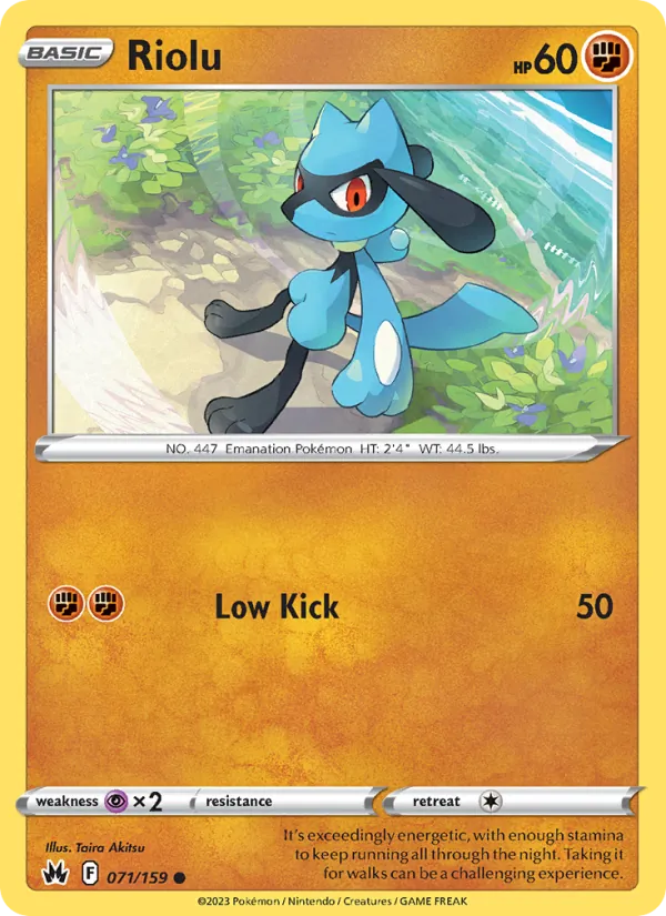 071 Riolu – Crown Zenith