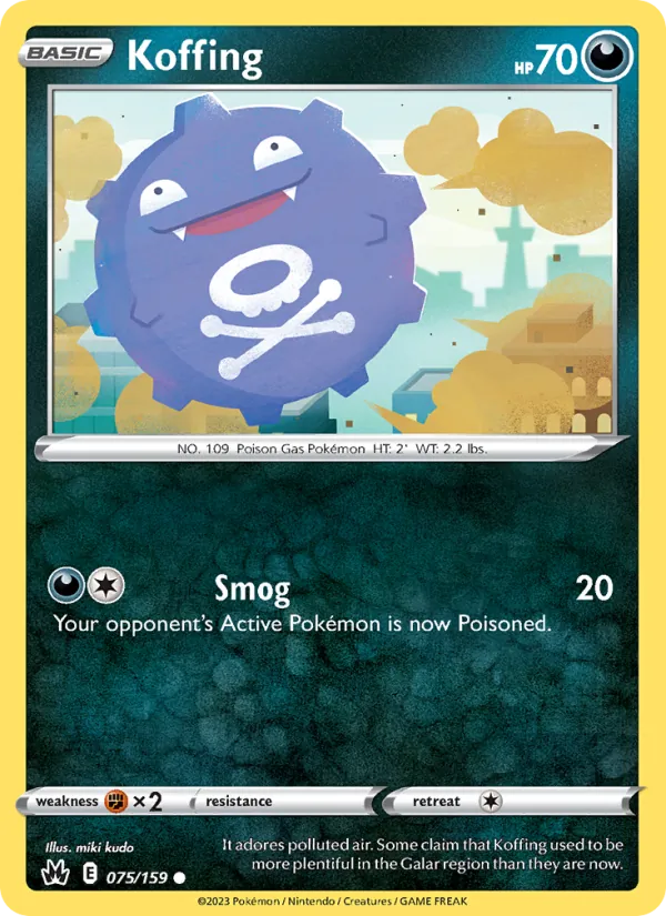 075 Koffing – Crown Zenith