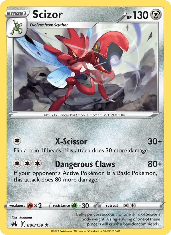 086 Scizor – Crown Zenith