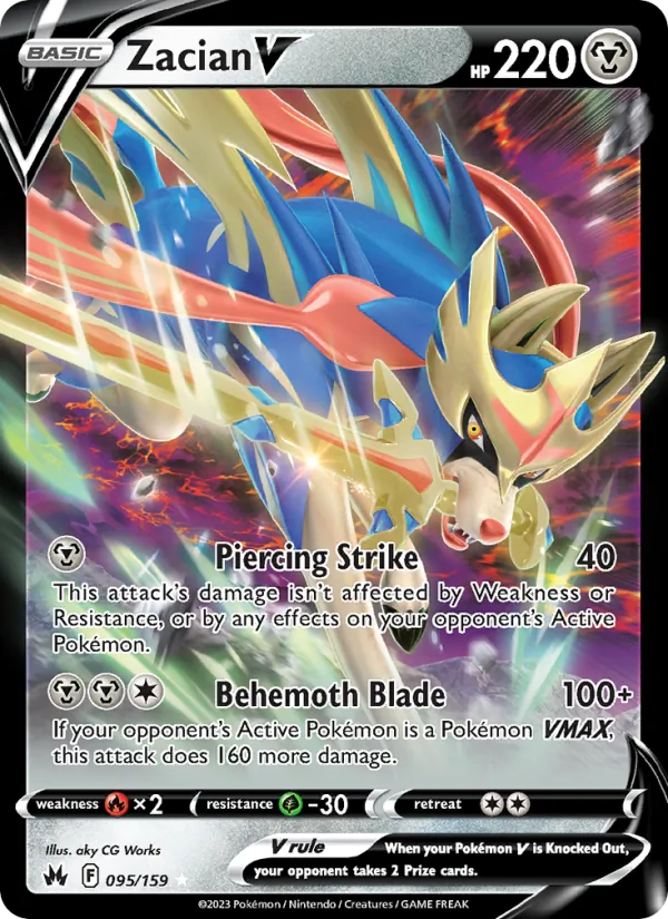 095 Zacian V – Crown Zenith
