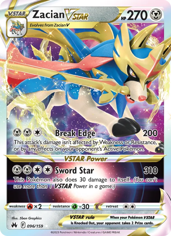 096 Zacian VSTAR – Crown Zenith