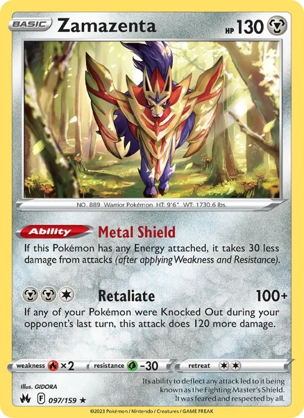 097 Zamazenta – Crown Zenith