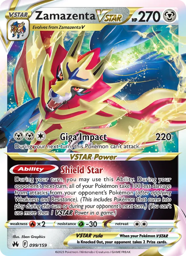 099 Zamazenta VSTAR – Crown Zenith