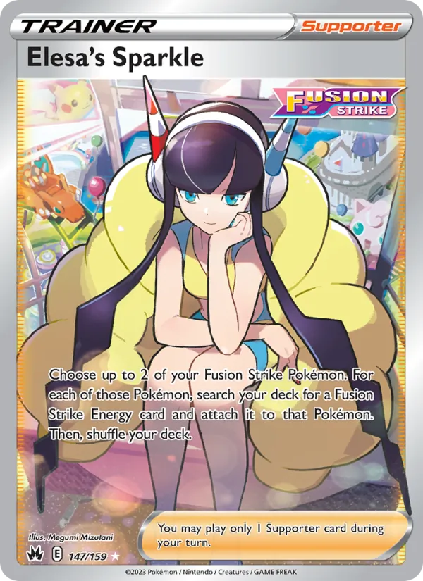 147 Elesa's Sparkle – Crown Zenith