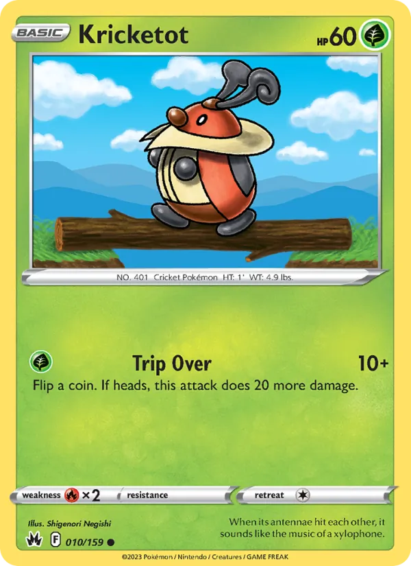 010-RH Kricketot – Crown Zenith
