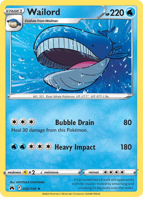 032-RH Wailord – Crown Zenith