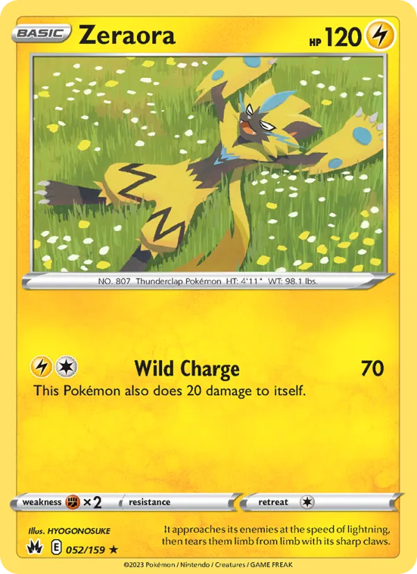 052-RH Zeraora – Crown Zenith