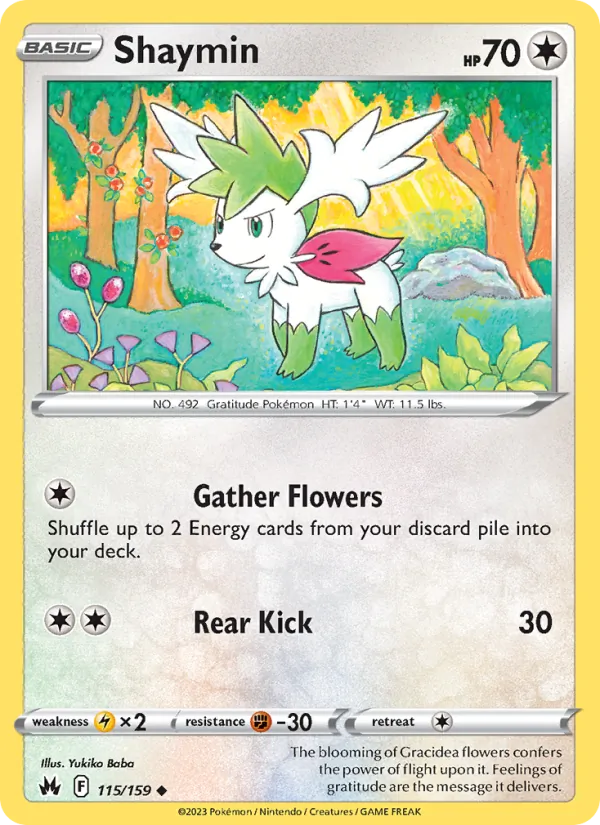 115-RH Shaymin – Crown Zenith