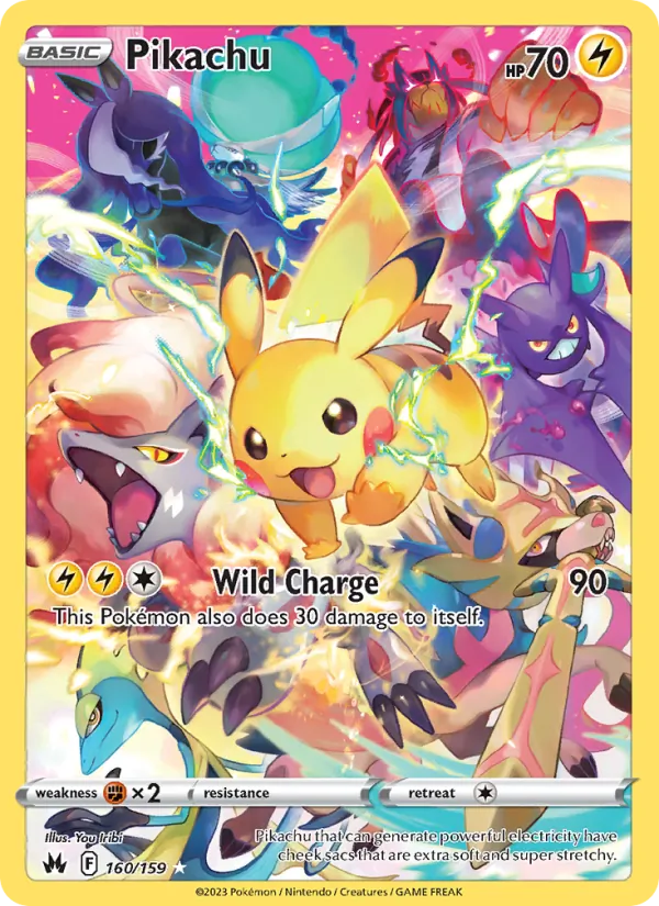 160 Pikachu – Crown Zenith