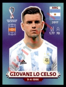 ARG12 Giovani Lo Celso – FIFA World Cup Qatar 2022 Panini