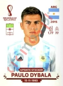 ARG12x Paulo Dybala – FIFA World Cup Qatar 2022 Panini