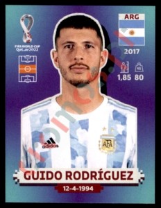 ARG14 Guido Rodríguez – FIFA World Cup Qatar 2022 Panini