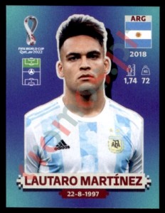ARG19 Lautaro Martínez – FIFA World Cup Qatar 2022 Panini