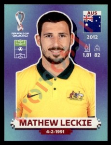 AUS19 Mathew Leckie – FIFA World Cup Qatar 2022 Panini
