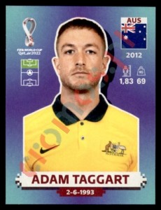 AUS20 Adam Taggart – FIFA World Cup Qatar 2022 Panini