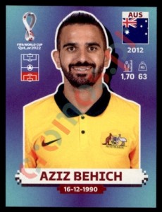 AUS5 Aziz Behich – FIFA World Cup Qatar 2022 Panini