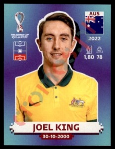 AUS8 Joel King – FIFA World Cup Qatar 2022 Panini