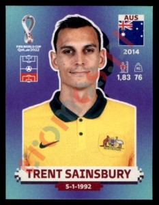AUS9 Trent Sainsbury – FIFA World Cup Qatar 2022 Panini