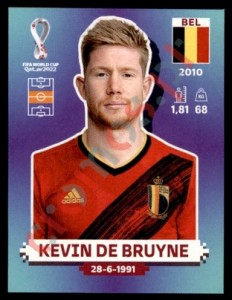 BEL11 Kevin De Bruyne – FIFA World Cup Qatar 2022 Panini