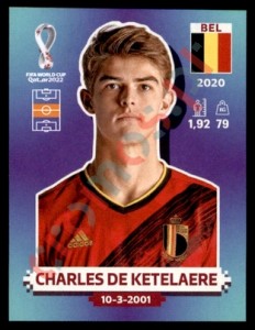 BEL12 Charles De Ketelaere – FIFA World Cup Qatar 2022 Panini