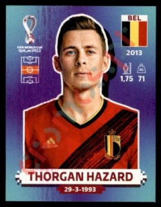 BEL13 Thorgan Hazard – FIFA World Cup Qatar 2022 Panini