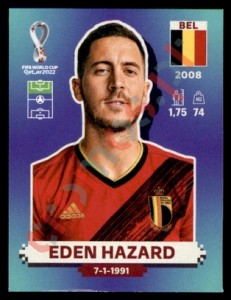 BEL18 Eden Hazard – FIFA World Cup Qatar 2022 Panini