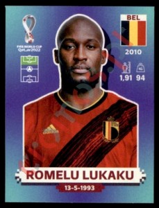 BEL19 Romelu Lukaku – FIFA World Cup Qatar 2022 Panini