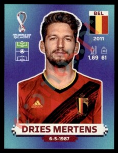 BEL20 Dries Mertens – FIFA World Cup Qatar 2022 Panini