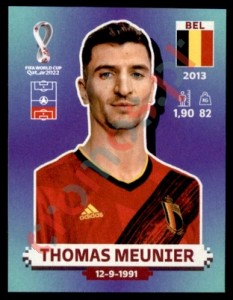 BEL8 Thomas Meunier – FIFA World Cup Qatar 2022 Panini
