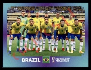 BRA1 Team Shot – FIFA World Cup Qatar 2022 Panini