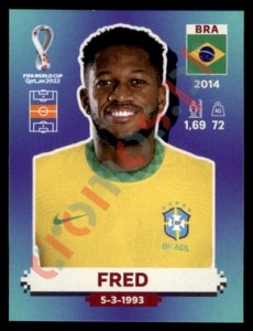 BRA13 Fred – FIFA World Cup Qatar 2022 Panini