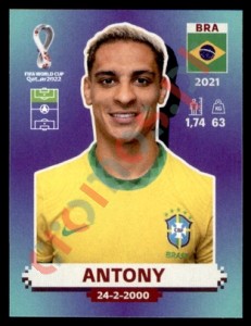BRA15 Antony – FIFA World Cup Qatar 2022 Panini