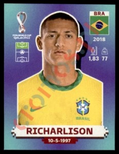 BRA19 Richarlison – FIFA World Cup Qatar 2022 Panini