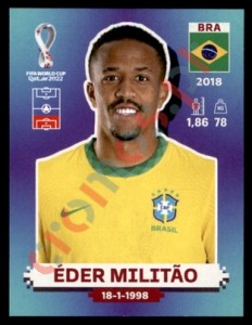 BRA7 Éder Militão – FIFA World Cup Qatar 2022 Panini
