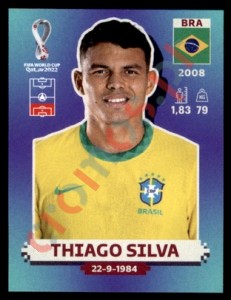 BRA9 Thiago Silva – FIFA World Cup Qatar 2022 Panini