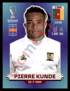 CMR12 Pierre Kunde – FIFA World Cup Qatar 2022 Panini