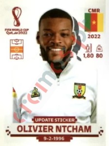 CMR13x Olivier Ntcham – FIFA World Cup Qatar 2022 Panini
