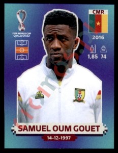 CMR14 Samuel Oum Gouet – FIFA World Cup Qatar 2022 Panini
