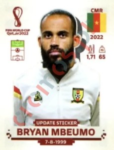 CMR17x Bryan Mbeumo – FIFA World Cup Qatar 2022 Panini