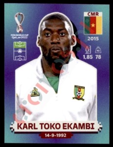 CMR20 Karl Toko Ekambi – FIFA World Cup Qatar 2022 Panini