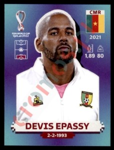 CMR4 Devis Epassy – FIFA World Cup Qatar 2022 Panini