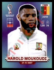CMR8 Harold Moukoudi – FIFA World Cup Qatar 2022 Panini