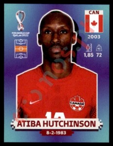 CAN14 Atiba Hutchinson – FIFA World Cup Qatar 2022 Panini