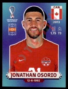 CAN16 Jonathan Osorio – FIFA World Cup Qatar 2022 Panini