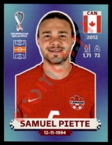 CAN17 Samuel Piette – FIFA World Cup Qatar 2022 Panini