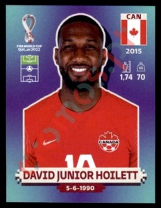 CAN19 David Junior Hoilett – FIFA World Cup Qatar 2022 Panini